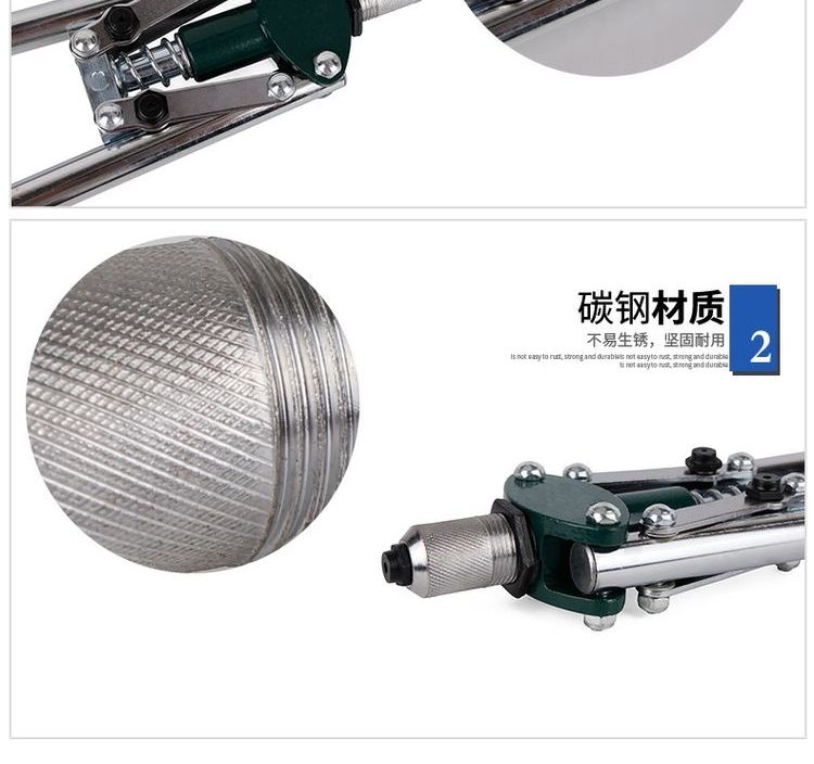Fluffy đôi xử lý mù đinh tán súng bằng tay đinh tán súng kéo nắp súng tiết kiệm lao động kéo súng đinh tán công cụ thủ công máy khoan bosch