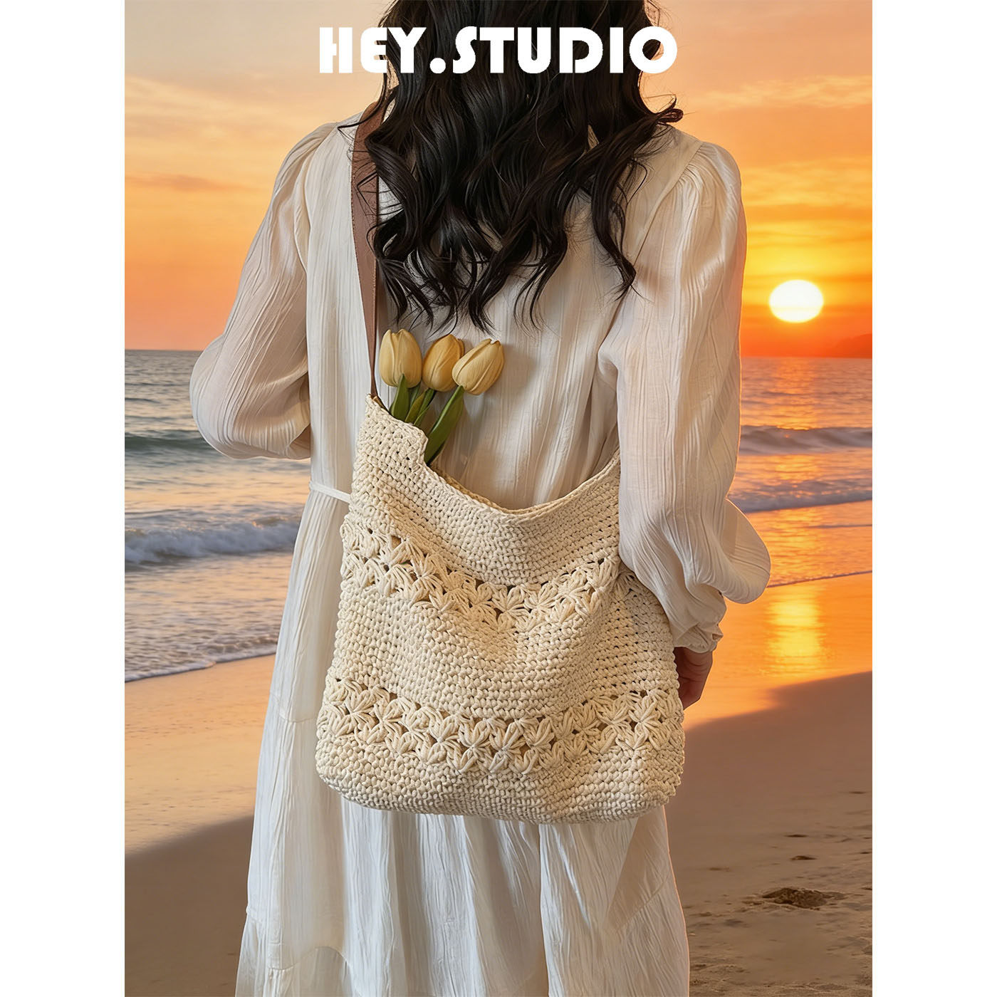 Large Capacity Straw Woven Bag For Women 2026 New Arrival Beach Vacation Tote Lazy Style Shoulder & Crossbody Bag