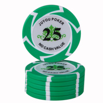 Full 100 wind car Texas Holdem chip clay 14 grams chip clay chips 11 kinds of face value