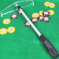 Texas HoldEm Poker chips rake receiving code the received code grilled collapsible chips rake