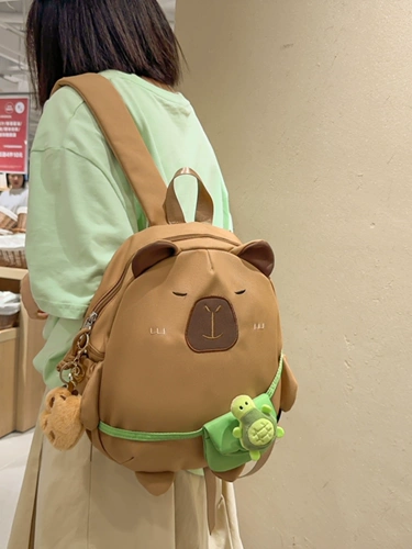 Ранец, сумка через плечо, маленький милый школьный рюкзак, для средней школы