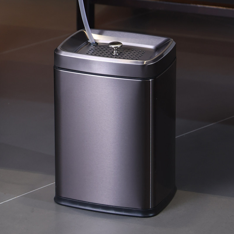 High End Tea Water Barrel Stainless Steel Tea Barrel Tea Slag Barrel Waste Water Barrel Tea Table Tea Table Water Bucket Large Capacity Large Size Light Lavish-Taobao