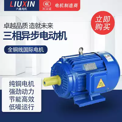 YE2 three-phase asynchronous motor 380V copper motor 0 55 0 75 1 1 1 5 2 2 3 4KW frequency conversion