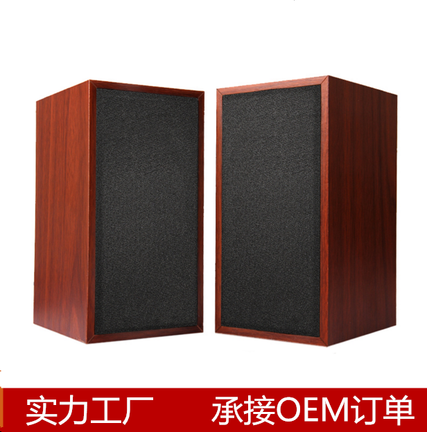 Desktop Computer Acoustics Low Sound Cannon Mini Notebook Home Active Small Horn Wood 2 0 Small speaker cable