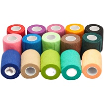 7 5cm protective self-adhesive elastic bandage colorful non-woven self-adhesive bandage tattoo bandage