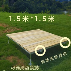 Открытый пол 户外木地台铁架露营户外营地民宿帐篷芬兰防腐木托盘木地板
