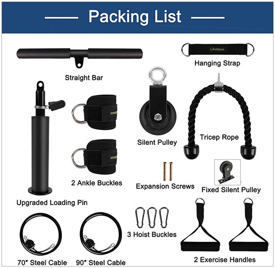 DIY LAOSHU Modified Fitness Equipment Bird Pulldown Machine for Home Use, High Pulldown for Back, Biceps, Triceps, Chest Muscles, Back and Abdominal Training