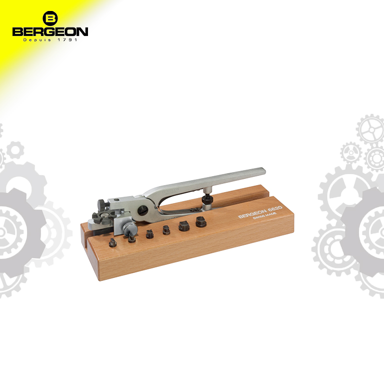 Borg tool BERGEON 6620 strap with special cutter cut out 6 belt shape punch
