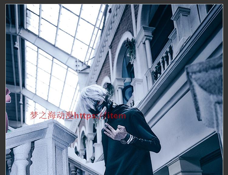 Tại chỗ vận chuyển Tokyo Ghoul Can các loại kim loại và nghiên cứu gỗ COS chiến váy cosplay tóc giả bộ đầy đủ các mặt nạ cosplay zero two