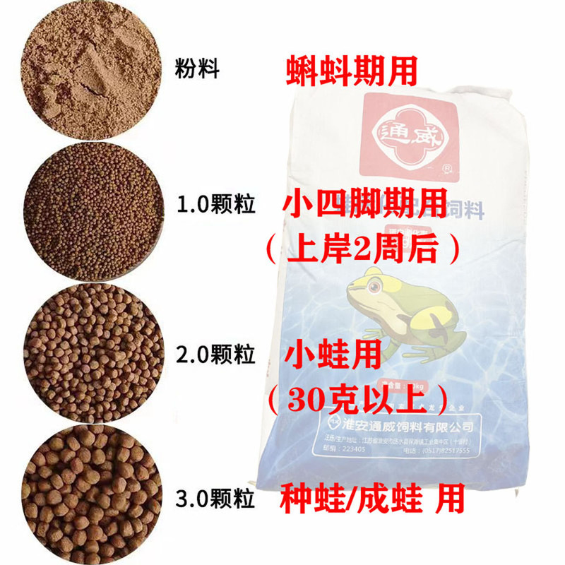 Tongwei Frog Feed, Special Feed for Toads, Frog, Bullfrog, Wood Frog, Tadpole, Frog Food, Special Feed for Young Frogs Tongwei Frog Feed, Special Feed for Toads, Frog, Bullfrog, Wood Frog, Tadpole, Frog Food, Special Feed for Young Frogs