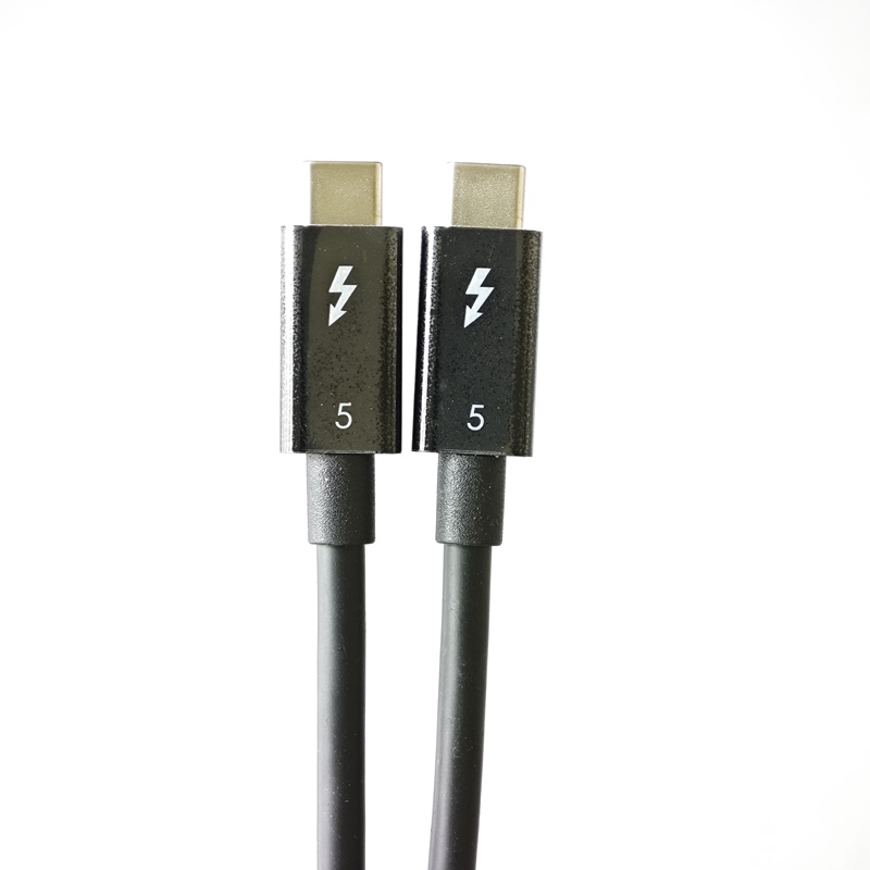 Intel Certified 80/120g 240W Thunderbolt 5 Data Cable Dual 8K Display Ssd Graphics Card Dock Cable