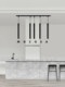 Minimalist Bar Led Track Pendant Light Dining Table Tea House Shop Creative Homestay Zen Living Room Restaurant Front Desk Lighting
