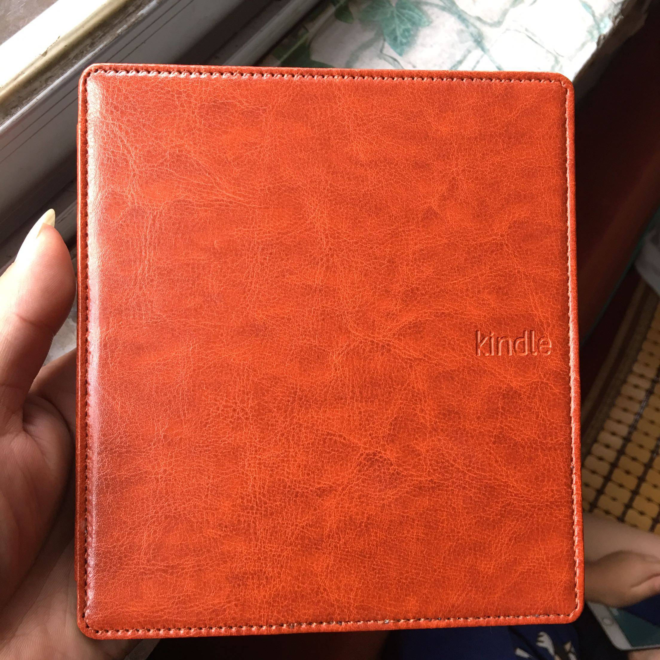 Amazon kindle Oasis sleeve KO3 generation 2 generation original clothing leather uplift grade version mad horse protective sheath kindle