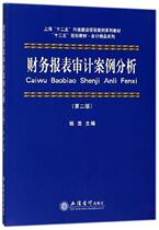 Second hand book financial statements audit case analysis 2nd edition Yang Yong Xinxin Accounting Publishing House