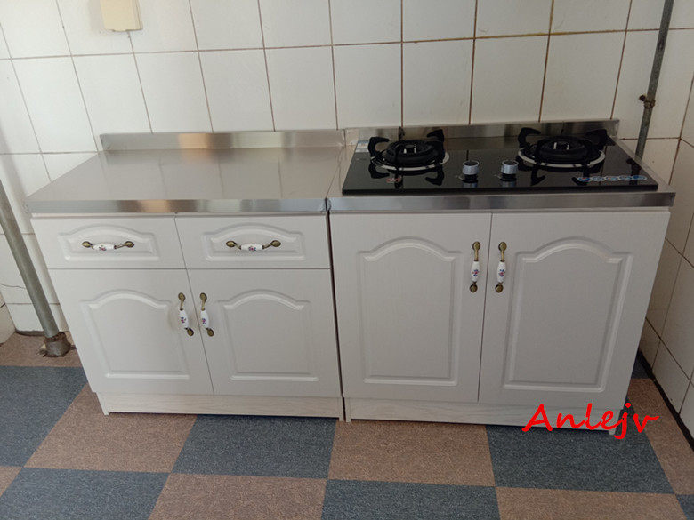 Home Simple Cooktop Cabinet Simple Kitchen Cabinet Assembly Locket Cabinet Cheap Economy Kitchen Cabinet