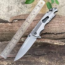 High hardness folding knife Jungle outdoor knife Saber Tactical special battle knife Self-defense portable multi-purpose way I