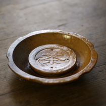 Coarse purple sand imitation wood burning pot tea tray tea tray tea tray dry foam table cup holder water storage tray tea tea tableware