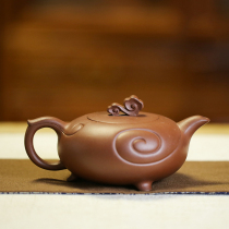 Boutique Yixing purple clay teapot handmade tea set household large capacity tableware kung fu tea ceremony
