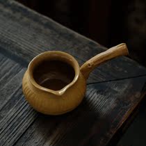 Zisha handmade bamboo section big road Cup with anti-hot tea cup tea division tea uniform Cup accessories tea tableware