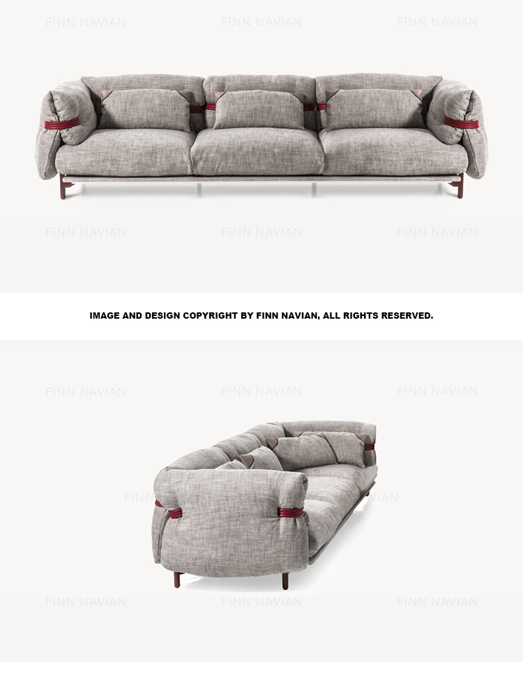 FINNNAVIAN / Ý thời trang hiện đại sofa / vành đai thiết kế đồ nội thất góc / lông ngỗng tinh khiết - Ghế sô pha ghế sofa phòng ngủ