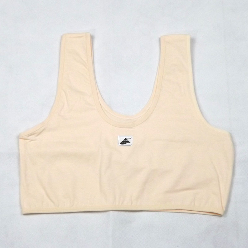 2 cái của trung và cũ tuổi của phụ nữ đồ lót cotton vest mùa hè mã lớn không có vòng thép mẹ bra dưới đoạn ngắn