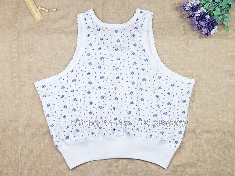 Trung và cũ của phụ nữ áo ngắn vest mùa hè tuổi cotton kích thước lớn đồ lót bà già cộng với chất béo vest