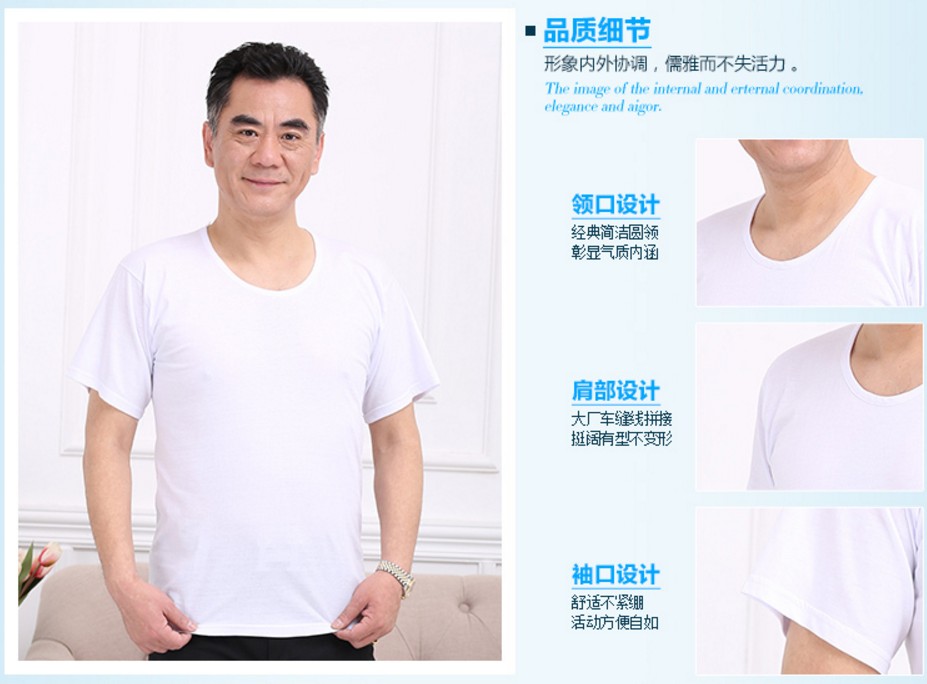 Áo vest nam trung niên và cotton nửa mùa hè Áo tay dài cộng với size cộng với áo sơ mi cotton ông già béo màu xám tay ngắn áo lót mặc vest nam
