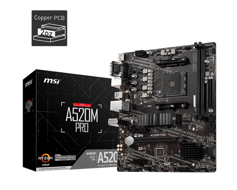 Amd Ryzen R5 5600 5700X 5600g Msi A520M Pro B550 Motherboard Cpu Set