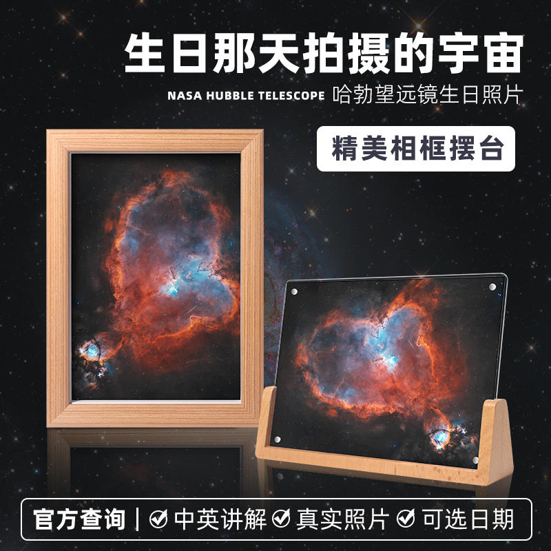Hubble Took a Picture of the Universe on the Day of Your Birthday, a Birthday Gift, a Full Moon Gift, a First Birthday Gift, an Anniversary Gift