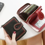 Небольшой бумажник, короткая сумка через плечо, кожаный картхолдер, кошелек, коллекция 2021, из натуральной кожи