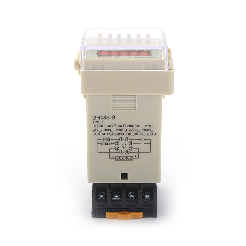 Promotion dh48s-s circular time-lapse relay 220V electrifying time-lapse controller panel installation open and close