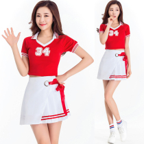 South Korea Dance Female Ensemble with Costume College Wind Cheerleading Clothing College Student Cheerleaders Gymnastics Group Performance Suit