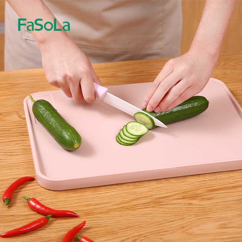FaSoLa inclined chopping board cutting board cute food grade pp plastic top ten brand cutting board splashback kitchen