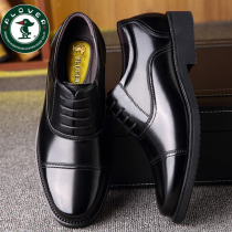 Woodpecker Male Shoes Genuine Leather Summer Breathable Business Casual Positive Dress Leather Shoes Mens Three Joints Working Shoes Neorgasm
