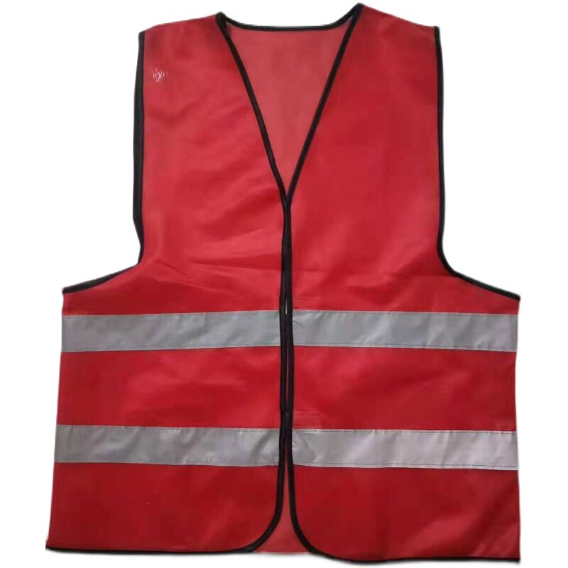 Reflective Waistcoat Safety Vest Yellow New Breathable Mesh Surface Construction Metro Road Power Sanitation Municipal Can Print