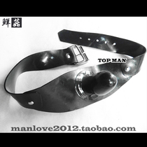 Taman Alternative Sex Toy Home cooking Fresh Mushroom Latex Filled Solid mouth plug with strap