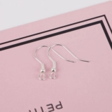 Серьги ручной работы, аксессуар, клипсы, аксессуары, серебро 925 пробы, DIY