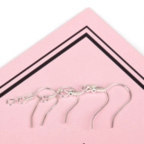 Серьги ручной работы, аксессуар, клипсы, аксессуары, серебро 925 пробы, DIY