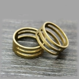 Медное вспомогательное кольцо, складной аксессуар ручной работы, аксессуары, 19мм