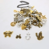 Смешанные металлические аксессуары, ожерелье ручной работы, серьги, DIY