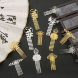 Металлическая повязка на голову, аксессуар для волос ручной работы, китайская шпилька, аксессуары, DIY