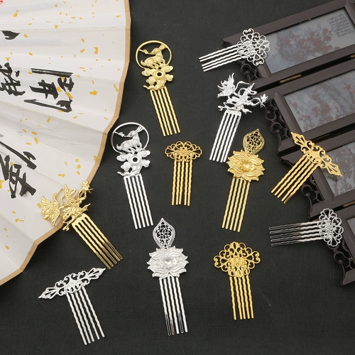 Металлическая повязка на голову, аксессуар для волос ручной работы, китайская шпилька, аксессуары