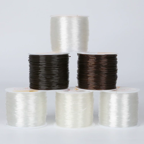 Прозрачный белый браслет, аксессуар, резинка из граната, эластичные аксессуары, DIY