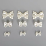 Заколка для волос с бантиком в форме сердца ручной работы, аксессуар для волос, DIY, 100 шт