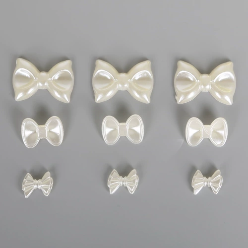 Заколка для волос из жемчуга с бантиком в форме сердца ручной работы, аксессуар для волос