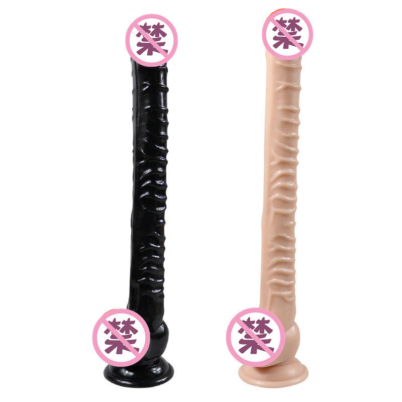 Extra-long 42cm suction cup male with female masturbator anal sex anecdottiser for men with postcourt crammer
