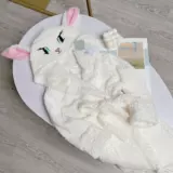 Коралловый бархатный банный халат с капюшоном, пижама, подходит для подростков