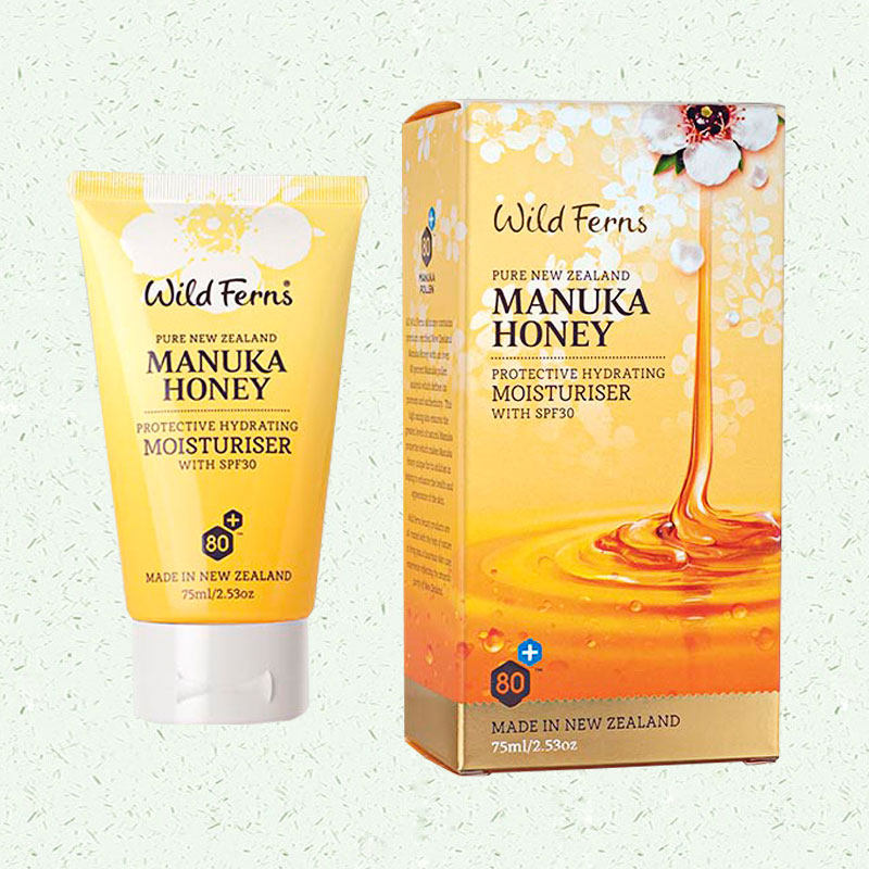 Wild Ferns Pa's Manuka Honey Anti-Sun Moisturizing Cream Soothes Moisturizes Anti-Inflammation