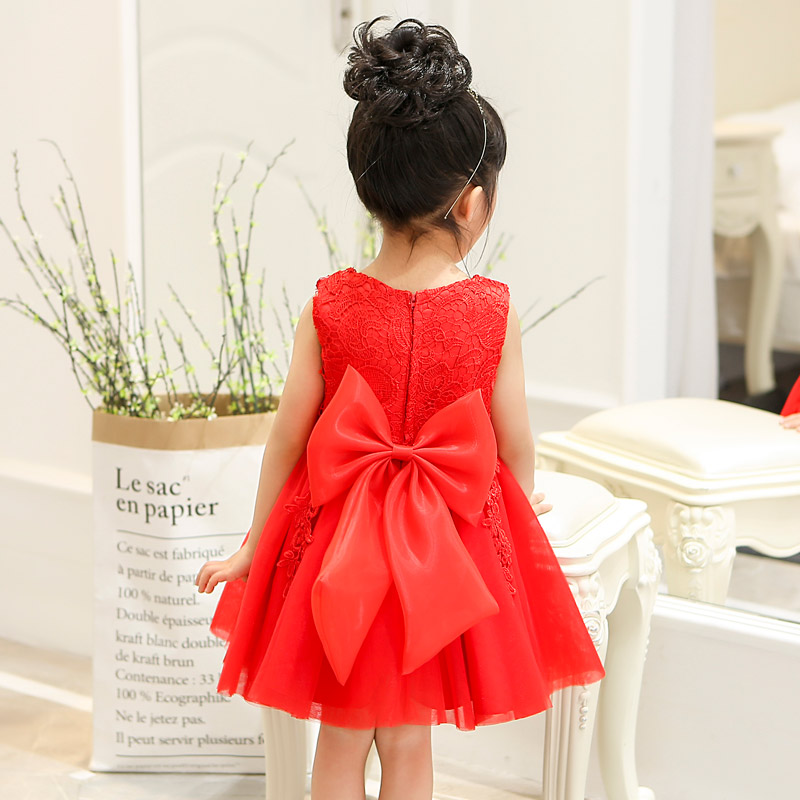 Girl Ocean Dress Summer Dress Baby Birthday Dress Fluffy Skirt Baby Princess Dresses Dress Foreign Pie Dress Summer