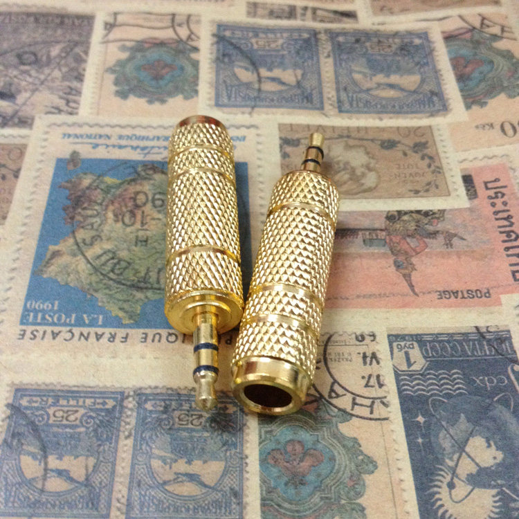 Microphone Microphone Headset Audio Conversion Joint 6 3MM Turns 3 5MM Large Turns Small Gold Plated RCA Plug